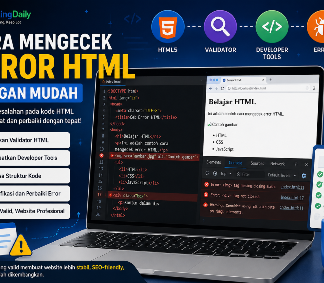 Cara Mengecek Error HTML dengan Mudah