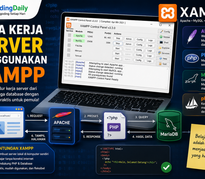 Pelajari Cara Kerja Server Menggunakan XAMPP