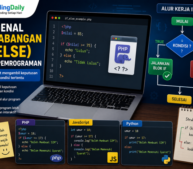Mengenal Percabangan (If Else) dalam Pemrograman