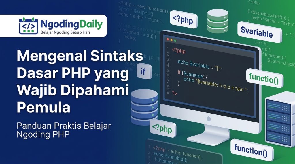 Mengenal Sintaks Dasar PHP yang Wajib Dipahami Pemula