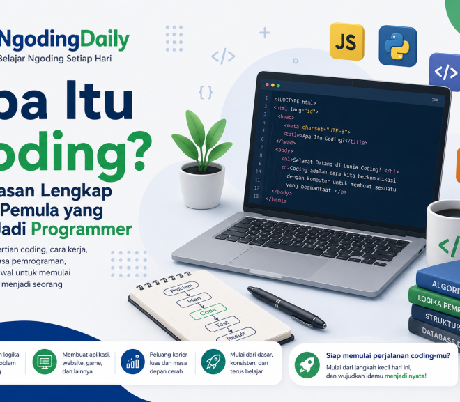 Apa Itu Coding? Penjelasan Lengkap untuk Pemula yang Ingin Jadi Programmer