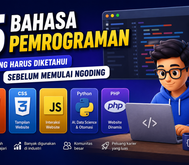 5 Bahasa Pemrograman yang Harus Diketahui Sebelum Memulai Ngoding