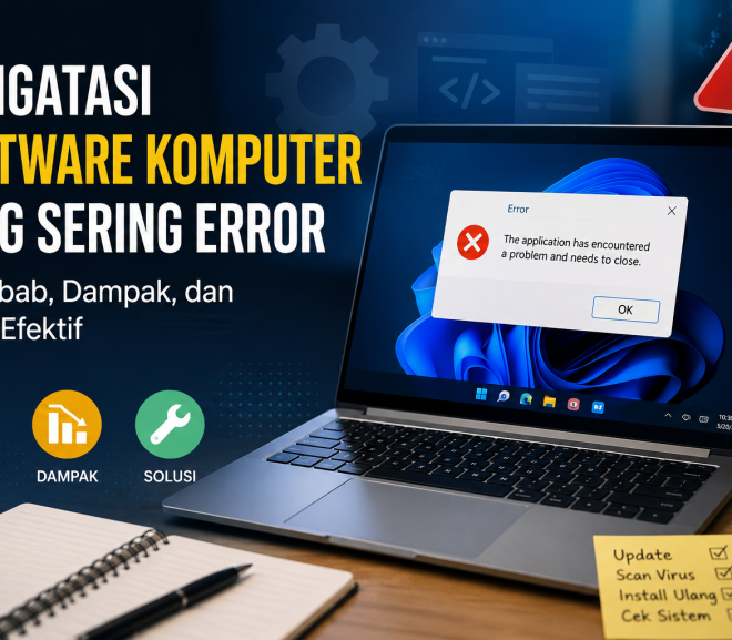 Mengatasi Software Komputer yang Sering Error: Penyebab, Dampak, dan Solusi Efektif