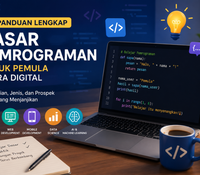 Panduan Lengkap Dasar Pemrograman untuk Pemula di Era Digital