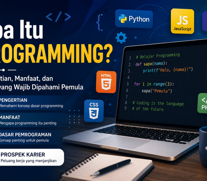Apa Itu Programming? Pengertian, Manfaat, dan Dasar yang Wajib Dipahami Pemula
