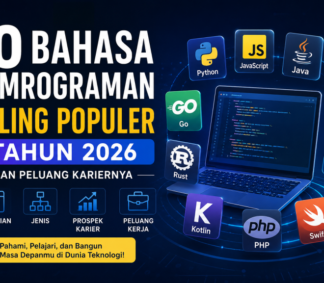 10 Bahasa Pemrograman Paling Populer Tahun 2026 dan Peluang Kariernya