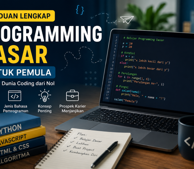 Programming Dasar untuk Pemula: Panduan Lengkap Memulai Dunia Coding dari Nol
