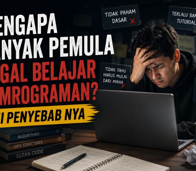 Mengapa Banyak Pemula Gagal Belajar Pemrograman? Ini Penyebabnya