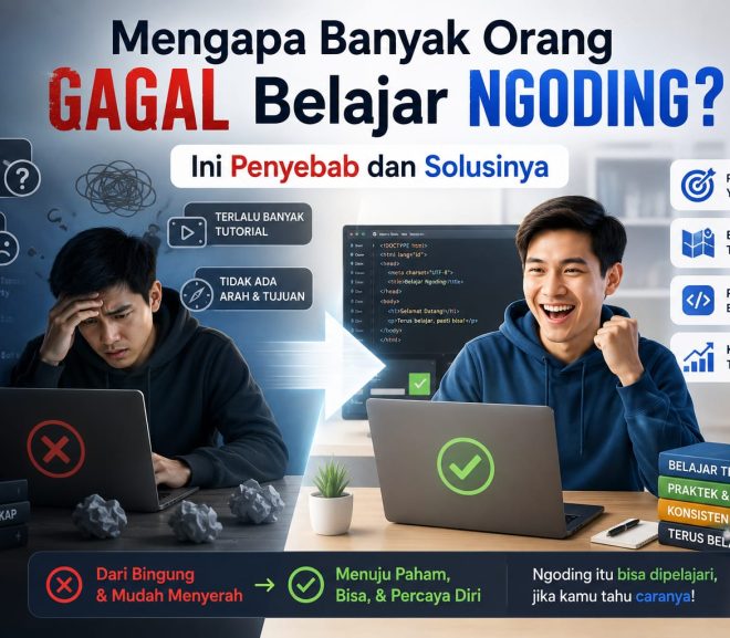 Mengapa Banyak Orang Gagal Belajar Ngoding? Ini Penyebab dan Solusinya