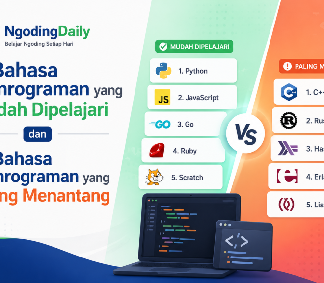 5 Bahasa Pemrograman yang Mudah Dipelajari dan 5 yang Paling Menantang
