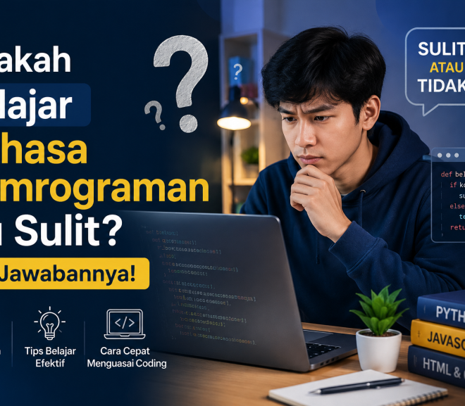 Apakah Belajar Bahasa Pemrograman Itu Sulit? Ini Jawabannya