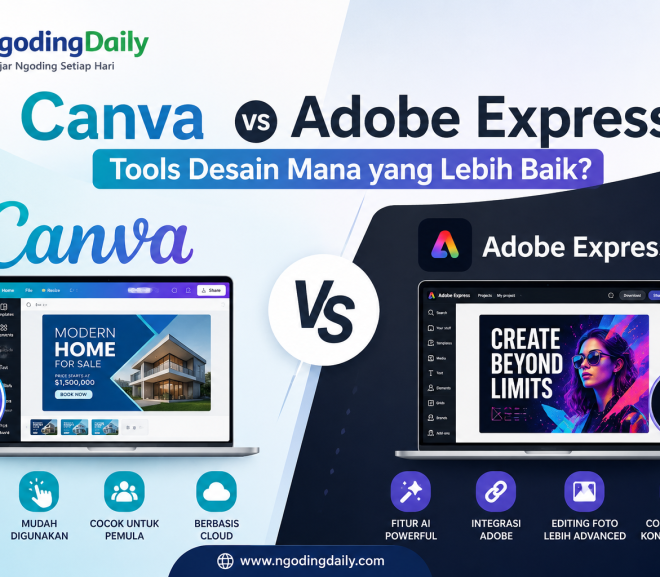 Canva vs Adobe Express: Tools Desain Mana yang Lebih Baik?