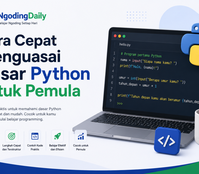 Cara Cepat Menguasai Dasar Python untuk Pemula