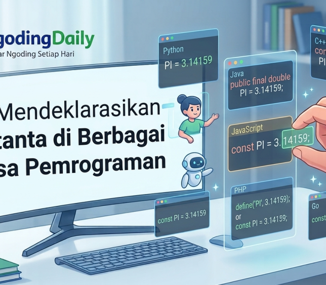 Cara Mendeklarasikan Konstanta di Berbagai Bahasa Pemrograman