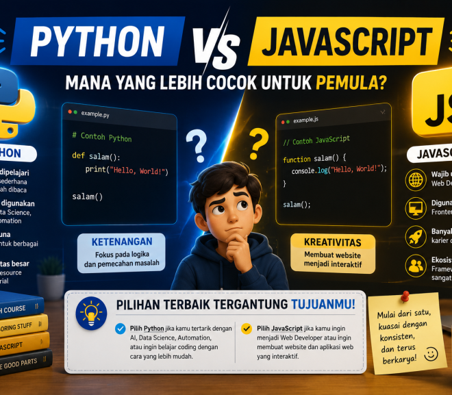 Perbandingan Python vs JavaScript: Mana yang Lebih Cocok untuk Pemula?