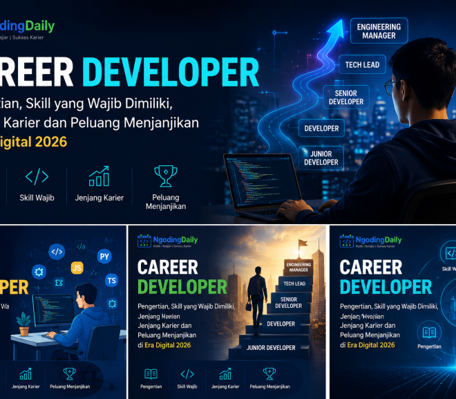 career developer,pengertian,skill yang wajib dimiliki,jenjang karier dan peluang menjanjikan di era digital 2026