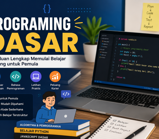 Programming Dasar: Panduan Lengkap Memulai Belajar Coding untuk Pemula