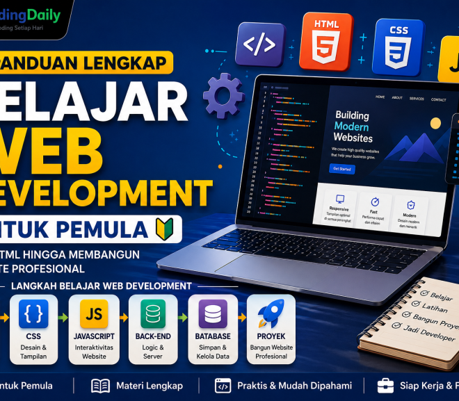 Panduan Lengkap Belajar Web Development untuk Pemula: Dari HTML hingga Membangun Website Profesional