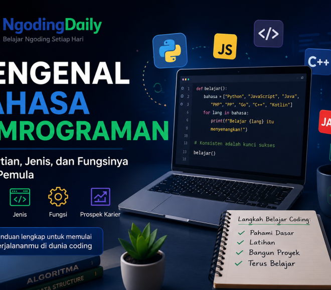 Mengenal Bahasa Pemrograman: Pengertian, Jenis, Fungsi, dan Prospek Karier yang Menjanjikan