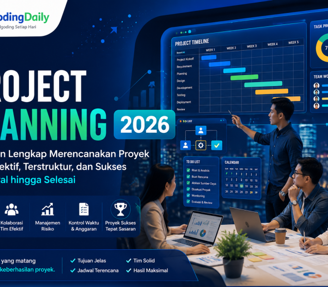 Project Planning 2026: Panduan Lengkap Merencanakan Proyek yang Efektif, Terstruktur, dan Sukses dari Awal hingga Selesai