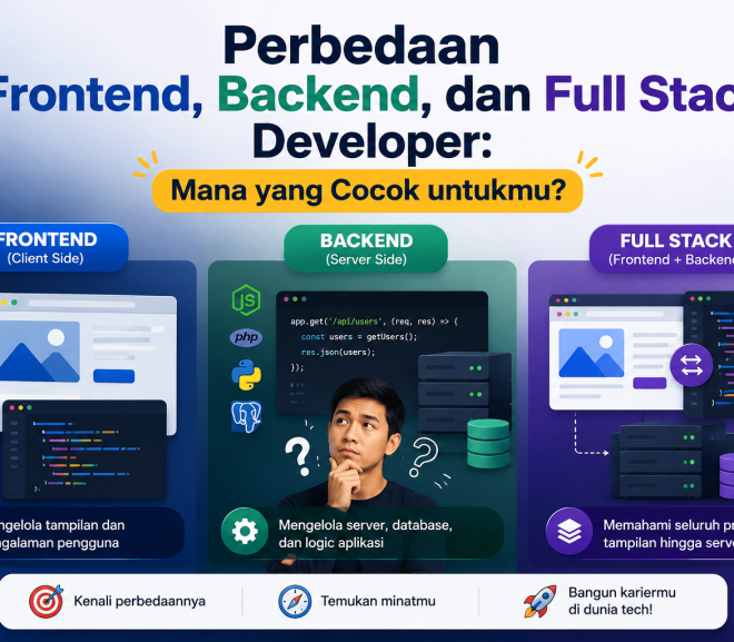 Perbedaan Frontend, Backend, dan Full Stack Developer: Mana yang Cocok untukmu?
