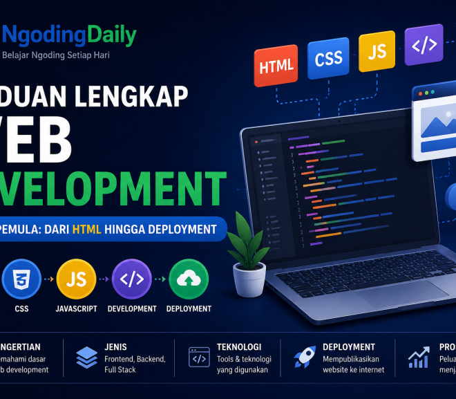 Panduan Lengkap Web Development untuk Pemula: Dari HTML hingga Deployment
