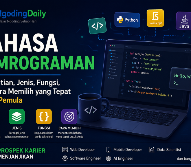 Bahasa Pemrograman: Pengertian, Jenis, Fungsi, dan Cara Memilih yang Tepat untuk Pemula