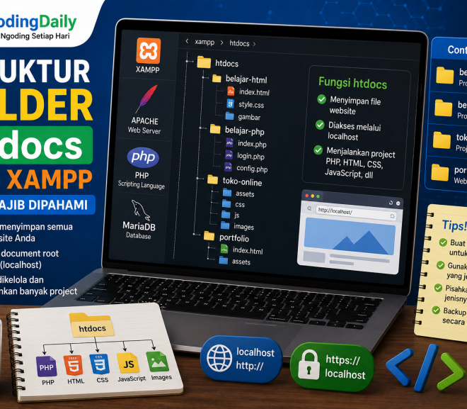 Struktur Folder htdocs pada XAMPP yang Wajib Dipahami