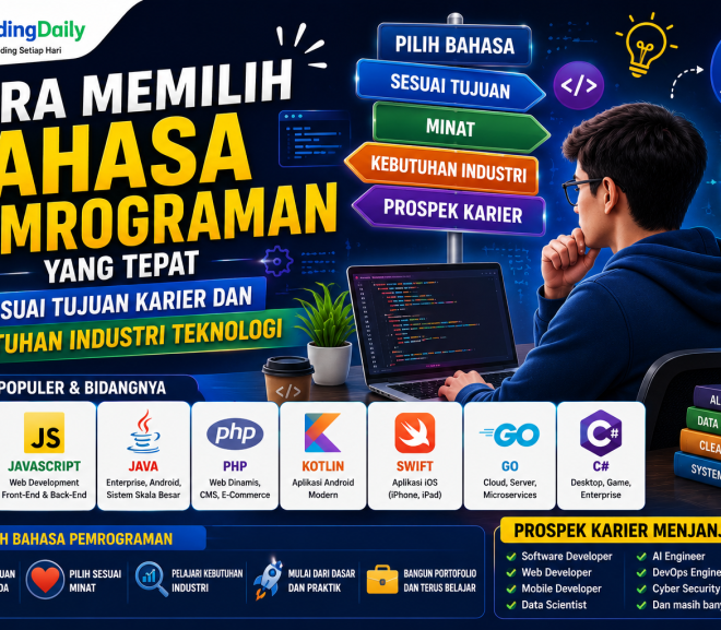 Cara Memilih Bahasa Pemrograman yang Tepat Sesuai Tujuan Karier dan Kebutuhan Industri Teknologi