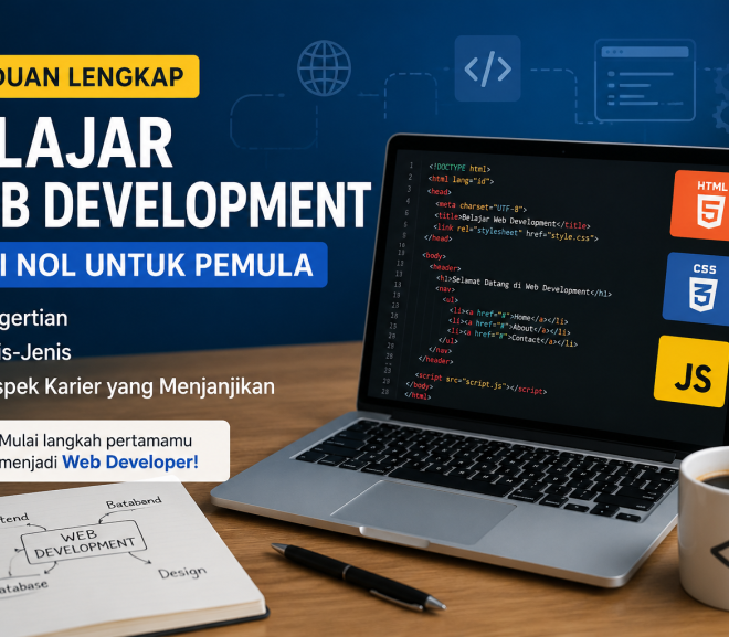 Panduan Lengkap Belajar Web Development dari Nol untuk Pemula: Pengertian, Jenis, dan Prospek Karier yang Menjanjikan