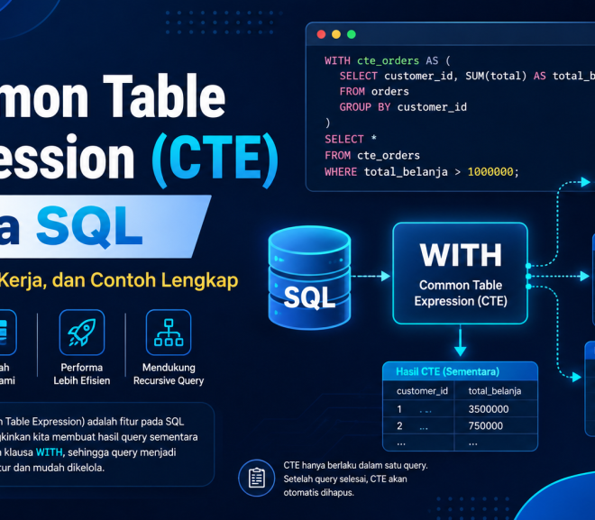 Common Table Expression (CTE) pada SQL: Fungsi dan Contoh