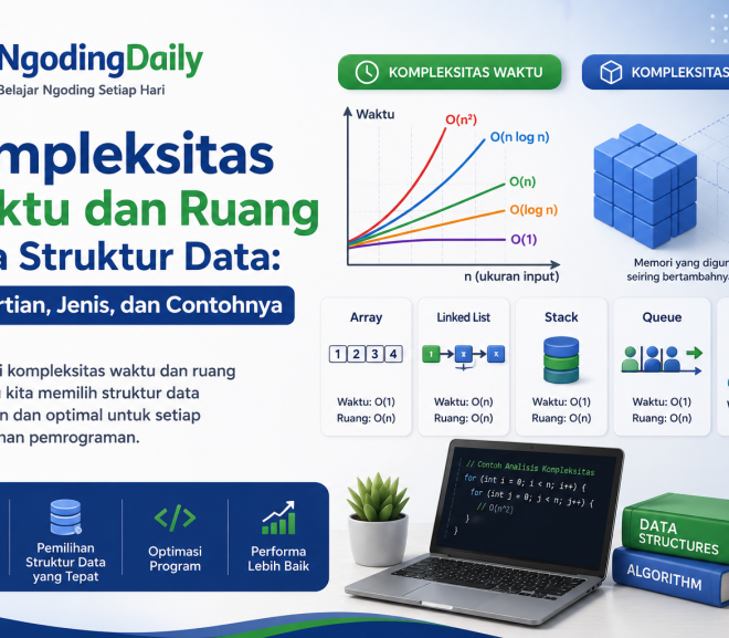 Kompleksitas Waktu dan Ruang pada Struktur Data: Pengertian, Jenis, dan Contohnya