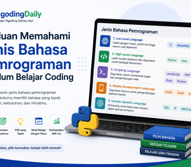 Panduan Memahami Jenis Bahasa Pemrograman Sebelum Belajar Coding