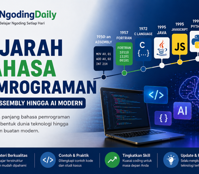 Sejarah Bahasa Pemrograman: Dari Assembly hingga AI Modern