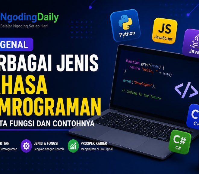Mengenal Berbagai Jenis Bahasa Pemrograman Beserta Fungsi dan Contohnya: Pengertian, Jenis, dan Prospek Karier yang Menjanjikan