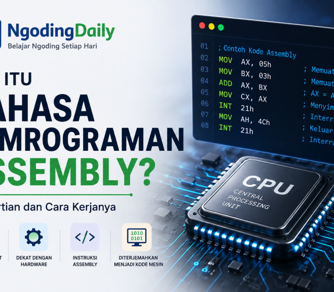 Apa Itu Bahasa Pemrograman Assembly? Pengertian dan Cara Kerjanya