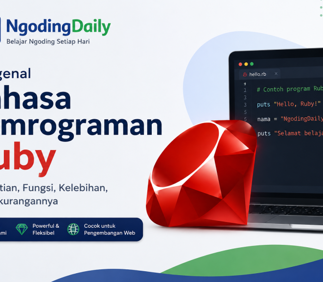 Apa Itu Bahasa Pemrograman Ruby? Pengertian, Fungsi, Kelebihan, dan Kekurangannya