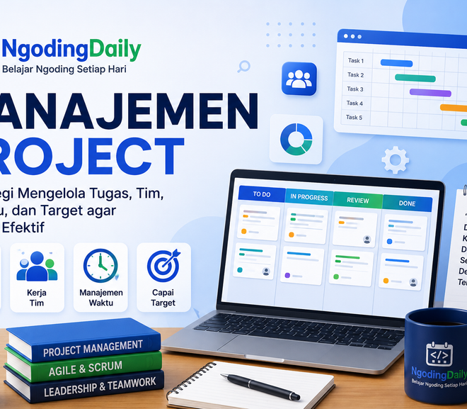 Manajemen Project: Strategi Mengelola Tugas, Tim, Waktu, dan Target agar Lebih Efektif