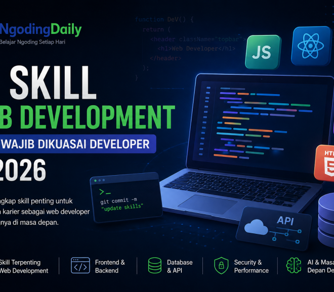10 Skill Web Development yang Wajib Dikuasai Developer di 2026