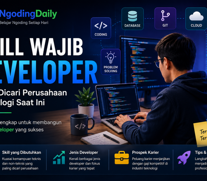 Skill Wajib Developer yang Dicari Perusahaan Teknologi Saat Ini