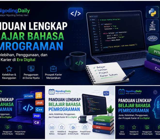 Panduan Lengkap Belajar Bahasa Pemrograman: Jenis, Kelebihan, Penggunaan, dan Prospek Karier di Era Digital