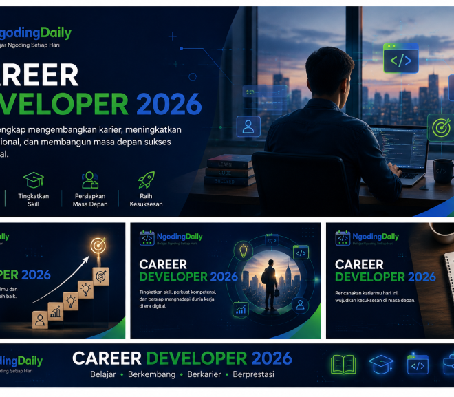 Career Developer 2026: Panduan Lengkap Mengembangkan Karier, Meningkatkan Skill Profesional, dan Membangun Masa Depan Sukses di Era Digital