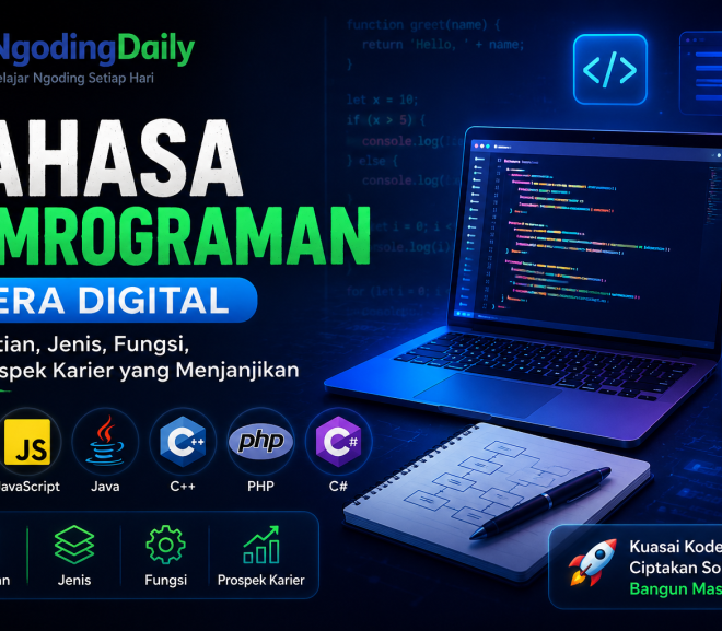 Bahasa Pemrograman di Era Digital: Pengertian, Jenis, Fungsi, dan Prospek Karier