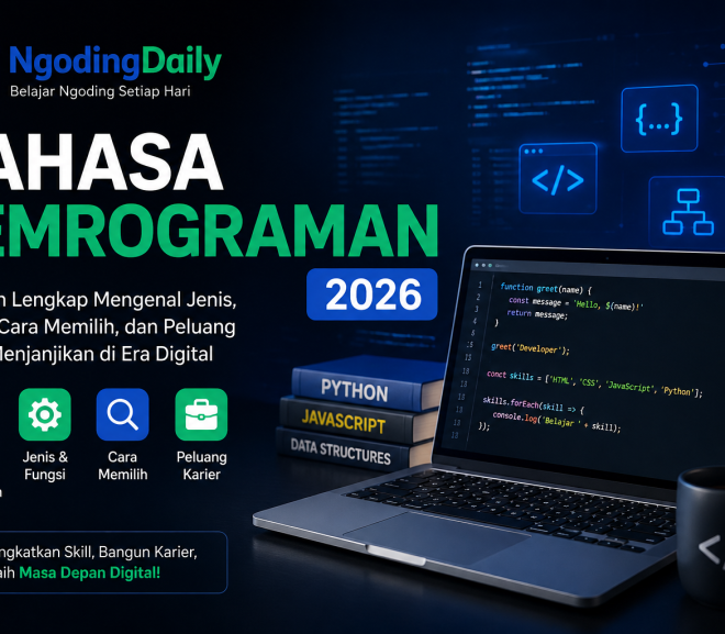 Bahasa Pemrograman 2026: Panduan Lengkap Mengenal Jenis, Fungsi, Cara Memilih, dan Peluang Karier Menjanjikan di Era Digital