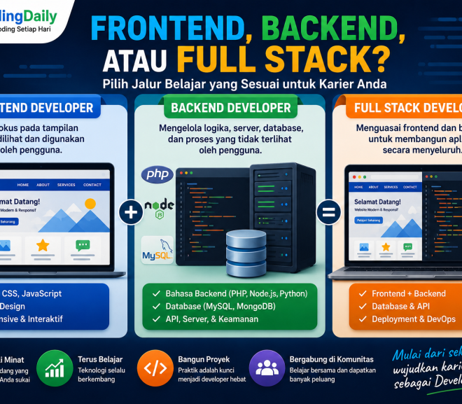 Frontend, Backend, atau Full Stack?
