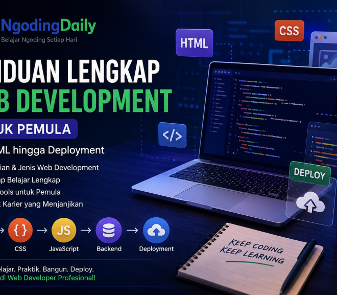 Panduan Lengkap Web Development untuk Pemula: Dari HTML hingga Deployment, Pengertian, Jenis, dan Prospek Karier yang Menjanjikan