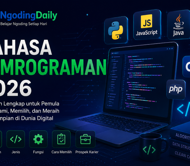 Bahasa Pemrograman 2026: Panduan Lengkap Memahami Pengertian, Jenis, Fungsi, Cara Memilih, dan Prospek Karier Paling Menjanjikan di Era Digital
