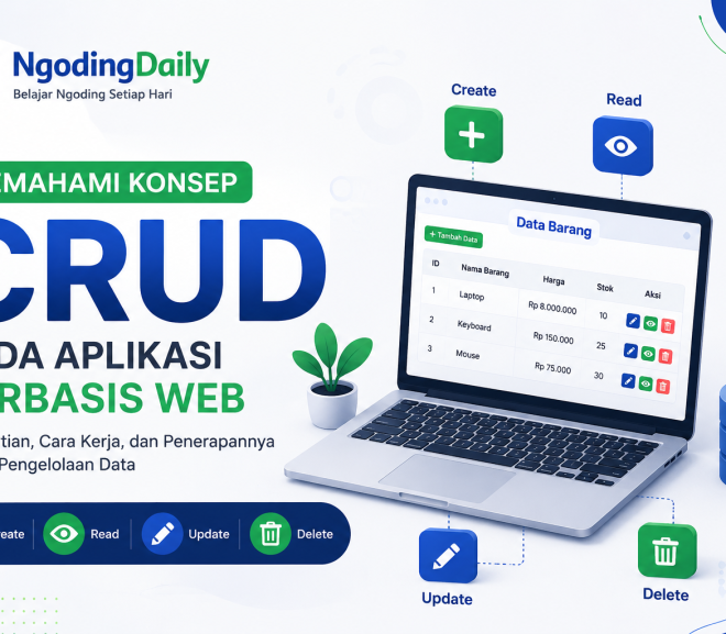 Memahami Konsep CRUD pada Aplikasi Berbasis Web